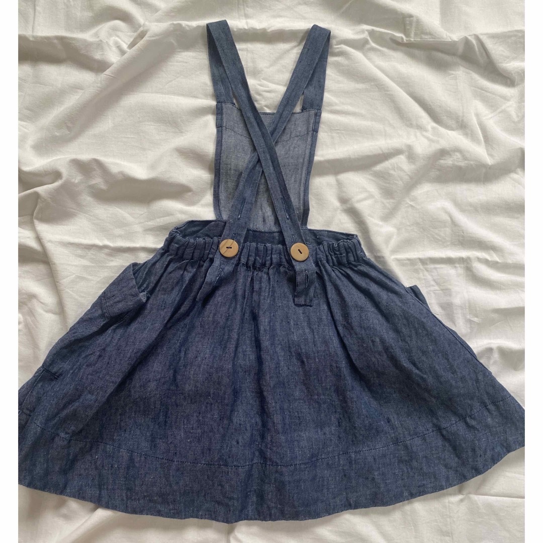 SOOR PLOOM(ソーアプルーム)のsoorploom Harriet pinafore エプロンスカート4-5y キッズ/ベビー/マタニティのキッズ服女の子用(90cm~)(スカート)の商品写真