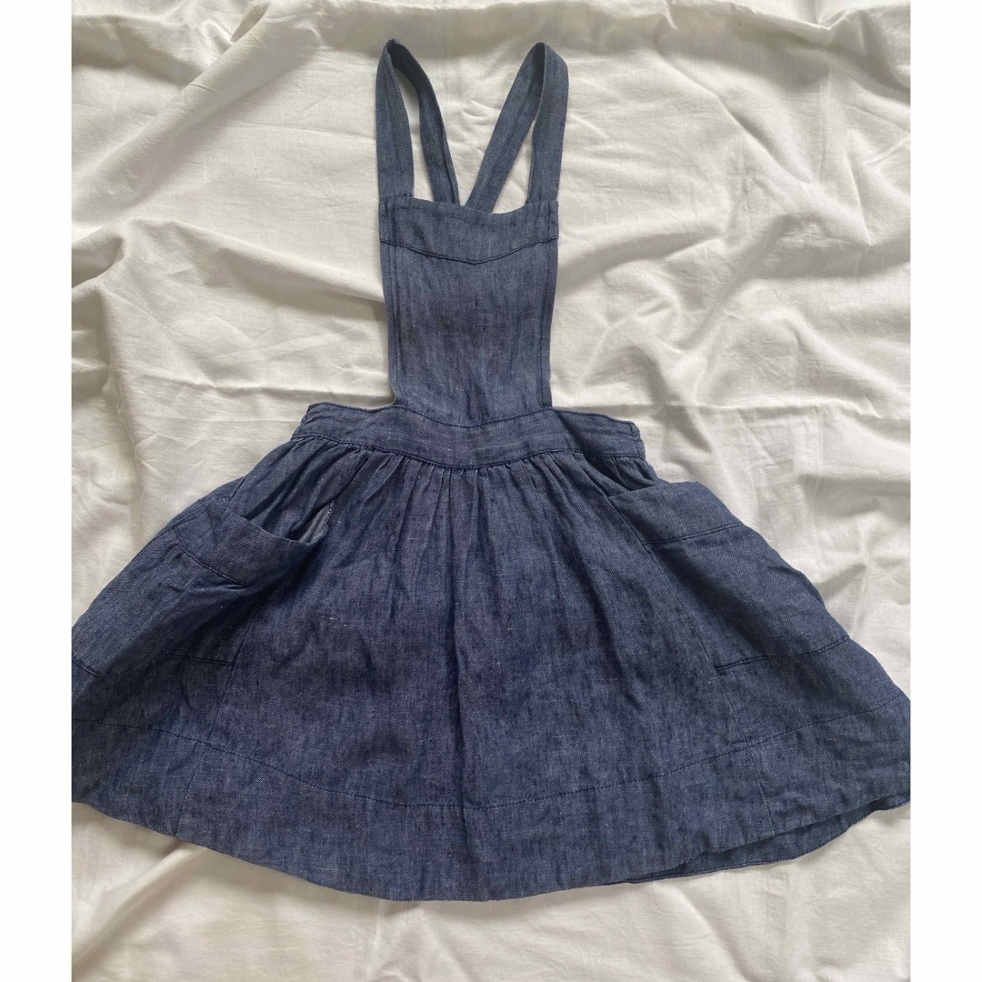 SOOR PLOOM(ソーアプルーム)のsoorploom Harriet pinafore エプロンスカート4-5y キッズ/ベビー/マタニティのキッズ服女の子用(90cm~)(スカート)の商品写真