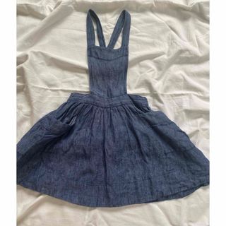 ソーアプルーム(SOOR PLOOM)のsoorploom Harriet pinafore エプロンスカート4-5y(スカート)