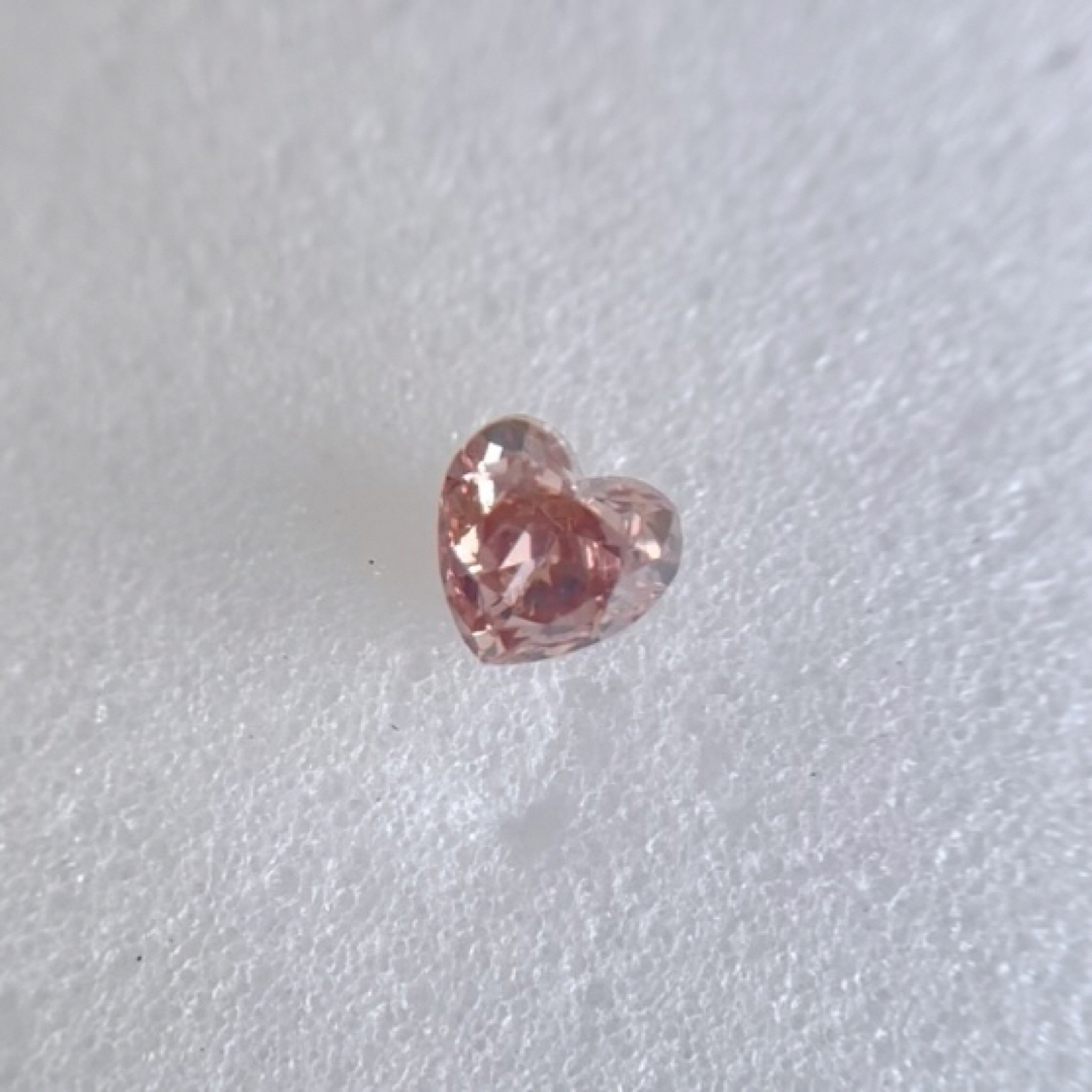 0.072ct 天然ピンクダイヤモンドルース FANCY DEEP PINKの通販 by