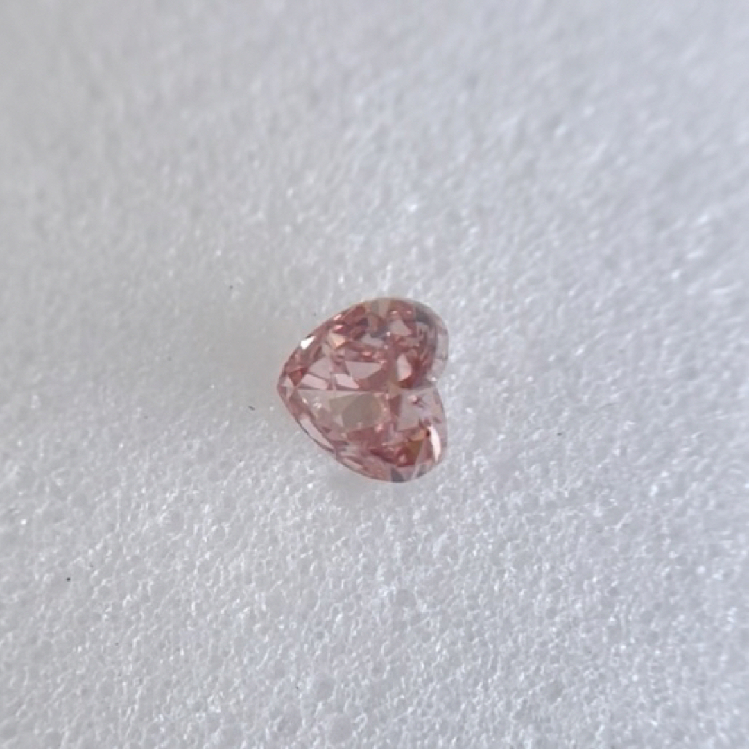 0.072ct 天然ピンクダイヤモンドルース FANCY DEEP PINKの通販 by