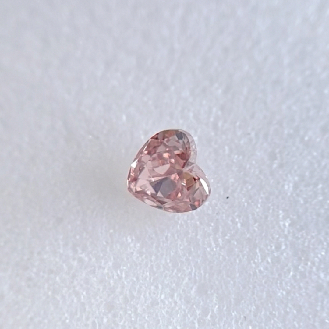 0.072ct 天然ピンクダイヤモンドルース FANCY DEEP PINKの通販 by