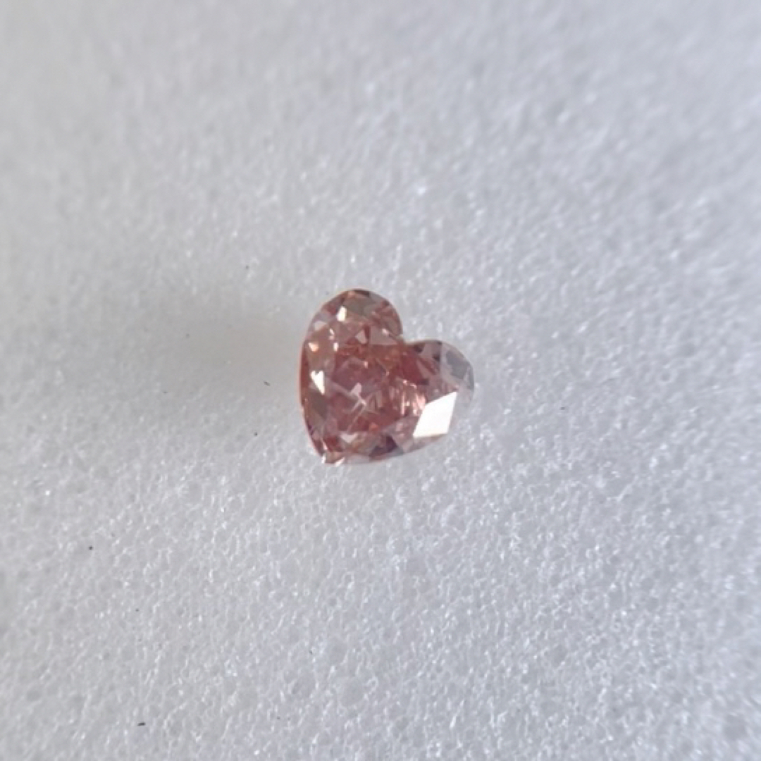 0.072ct 天然ピンクダイヤモンドルース　FANCY DEEP PINK