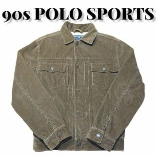 ポロラルフローレン(POLO RALPH LAUREN)の90s POLO SPORTS コーデュロイジャケット 3rdタイプ 古着(Gジャン/デニムジャケット)