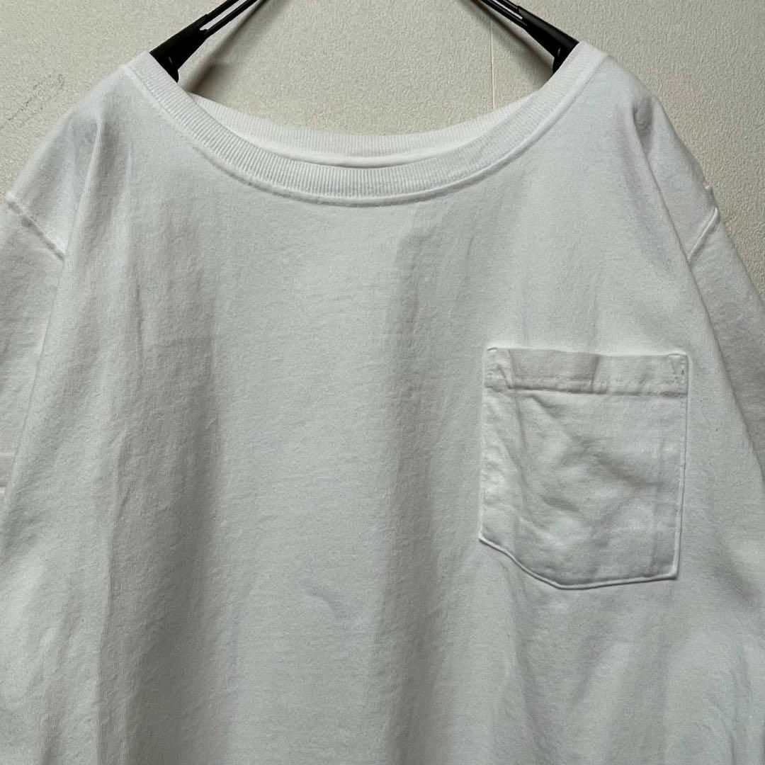 USA製 Goodwear グッドウェア ポケットTシャツ ホワイト L 1