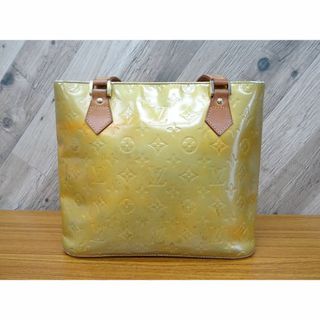 ルイヴィトン(LOUIS VUITTON)のK渋010/ ヴィトン ヴェルニ ヒューストン トートバッグ イエロー(ハンドバッグ)