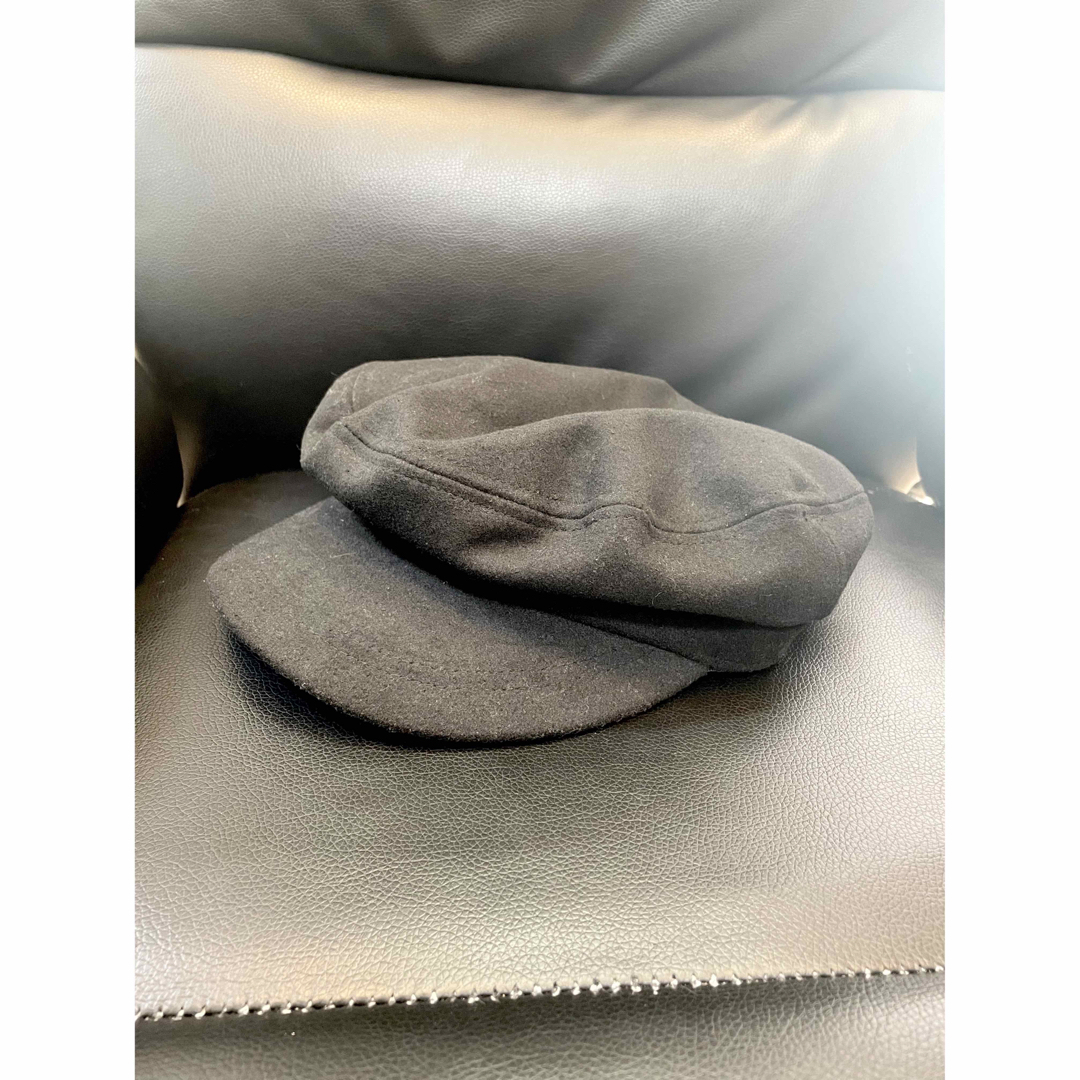GU(ジーユー)のGU マリンキャップ 黒 ブラック レディースの帽子(キャスケット)の商品写真