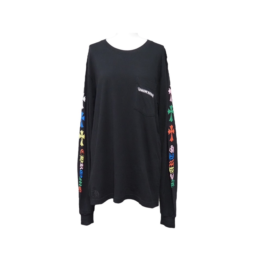 極美品 CHROME HEARTS クロムハーツ 長袖Tシャツ ロンT セメタリー