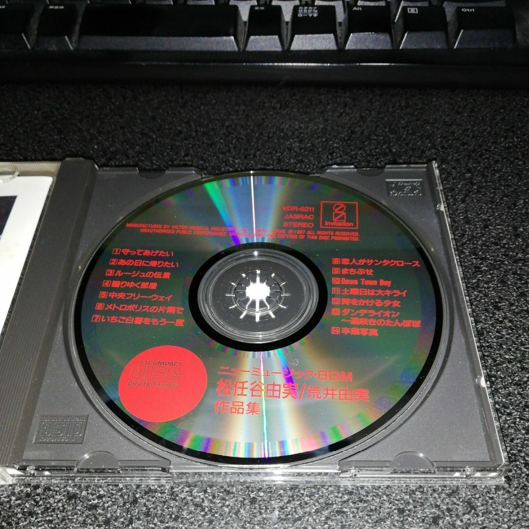 CD「松任谷由実(荒井由実)作品集/ニューミュージックBGM」87年盤 CD「松任谷由実(荒井由実)作品集/ニューミュージックBGM」87年盤