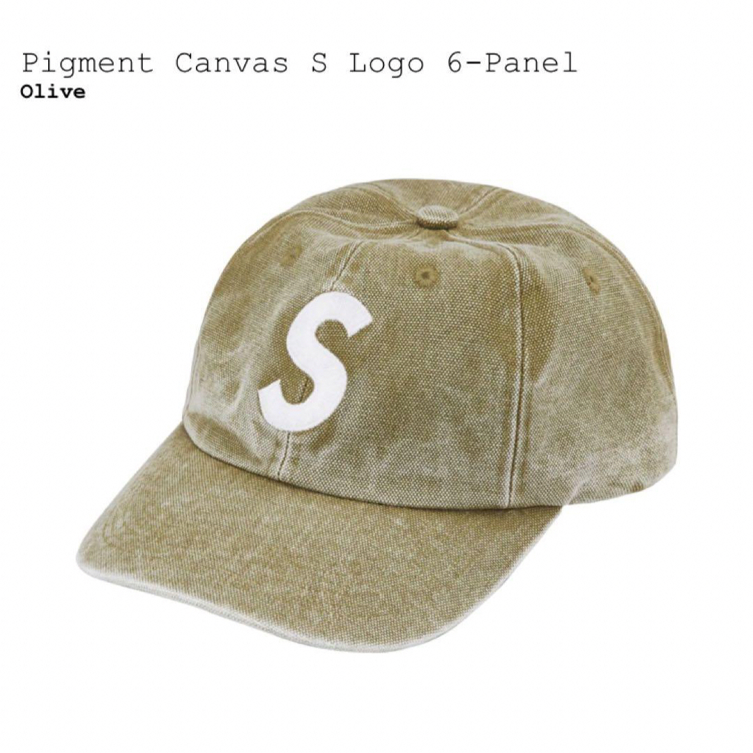 Supreme Pigment Canvas S Logo 6-Panel - キャップ