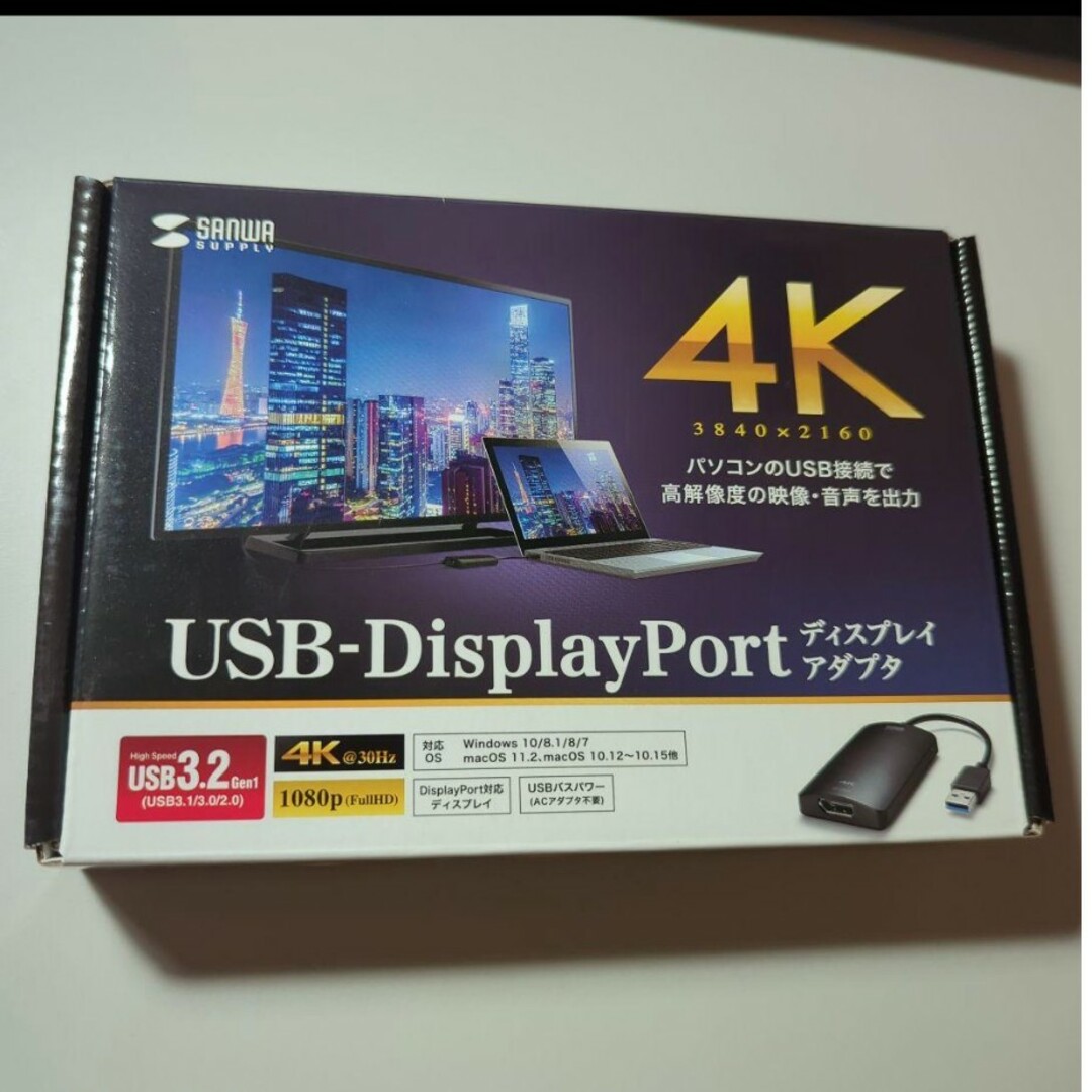 【Ali樣専用】USB3.2-DisplayPortディスプレイアダプタ4K対応