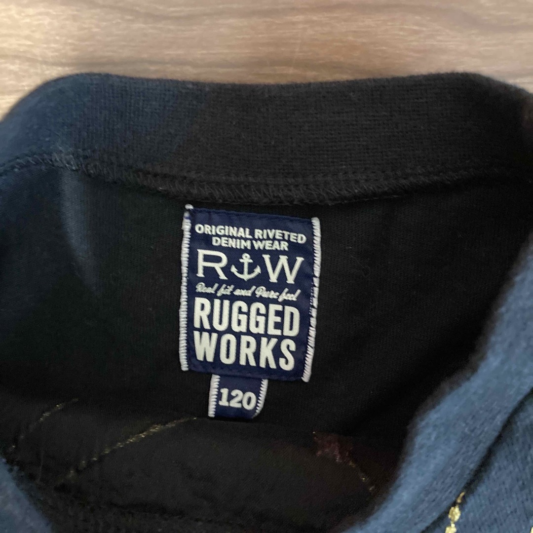 RUGGEDWORKS(ラゲッドワークス)の120 ラゲッドワークス　タンクトップ　ノースリーブ　トップス キッズ/ベビー/マタニティのキッズ服女の子用(90cm~)(Tシャツ/カットソー)の商品写真