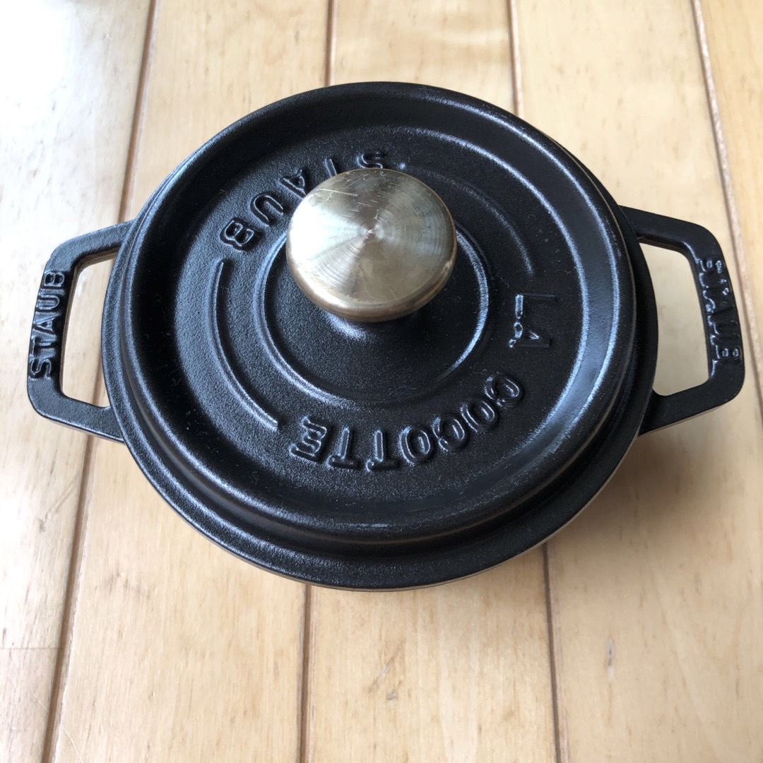 STAUB   STAUB ピコ・ココット ラウンド cm ブラックの通販 by まー