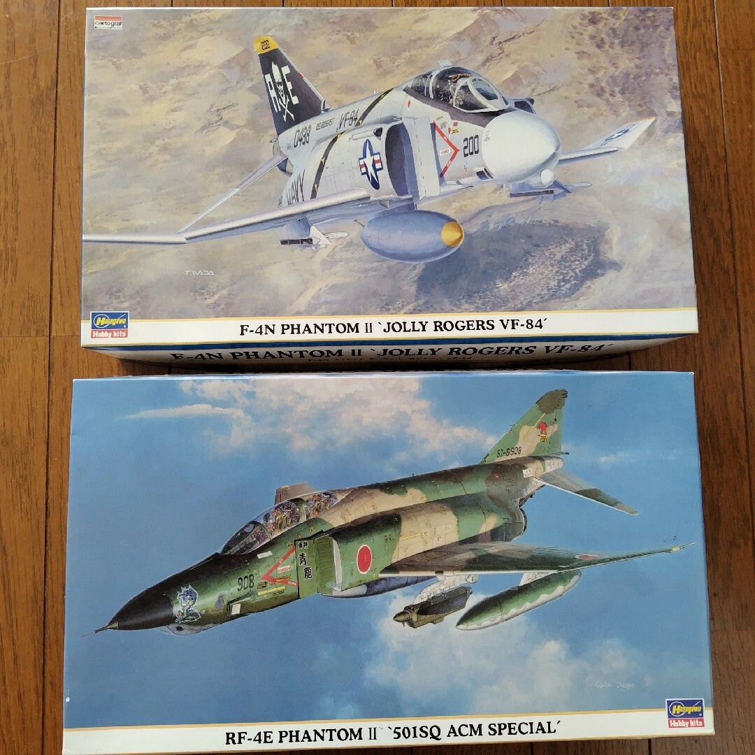 はせがわ(ハセガワ)の1/72 F-4Nジョリーロジャース❞RF-4E 501SQ エンタメ/ホビーのおもちゃ/ぬいぐるみ(模型/プラモデル)の商品写真