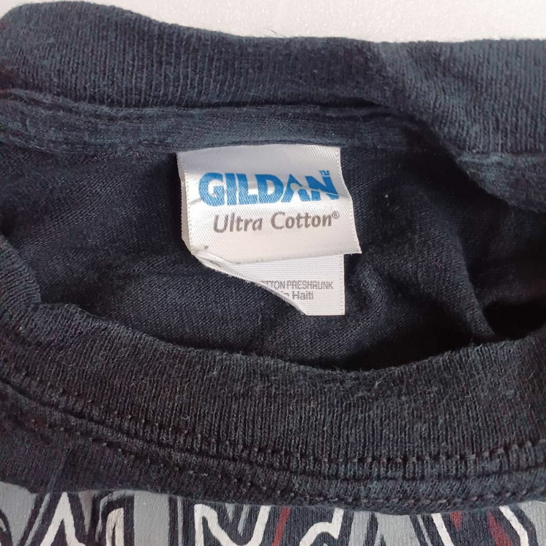 GILDAN(ギルタン)のUS輸入古着　GILDAN　プリントTシャツ　S　ブラック メンズのトップス(Tシャツ/カットソー(半袖/袖なし))の商品写真