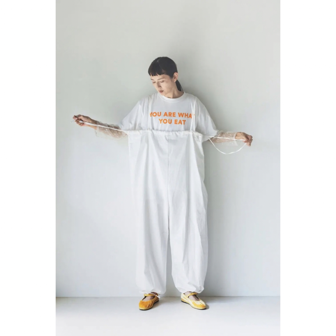 fofofofa KINCHAKU salopette / off white