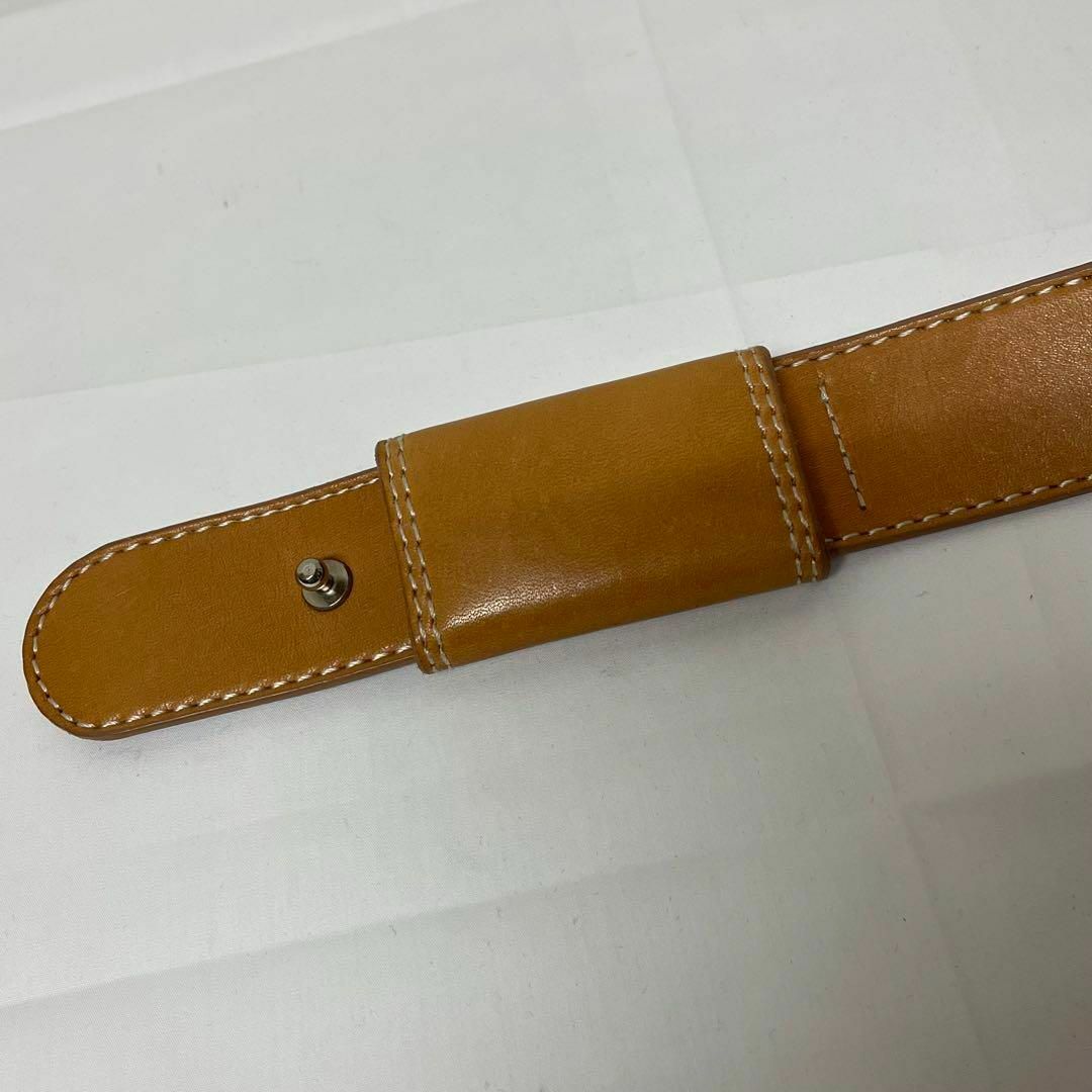 伝説の天才デザイナー!!TOKIO KUMAGAI レザーベルト キャメル 美品