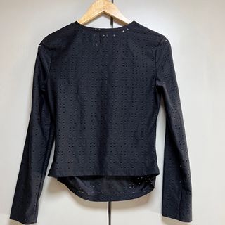 ザラ(ZARA)のZARA ザラ　カシュクール花柄透かしカットソー(カットソー(長袖/七分))