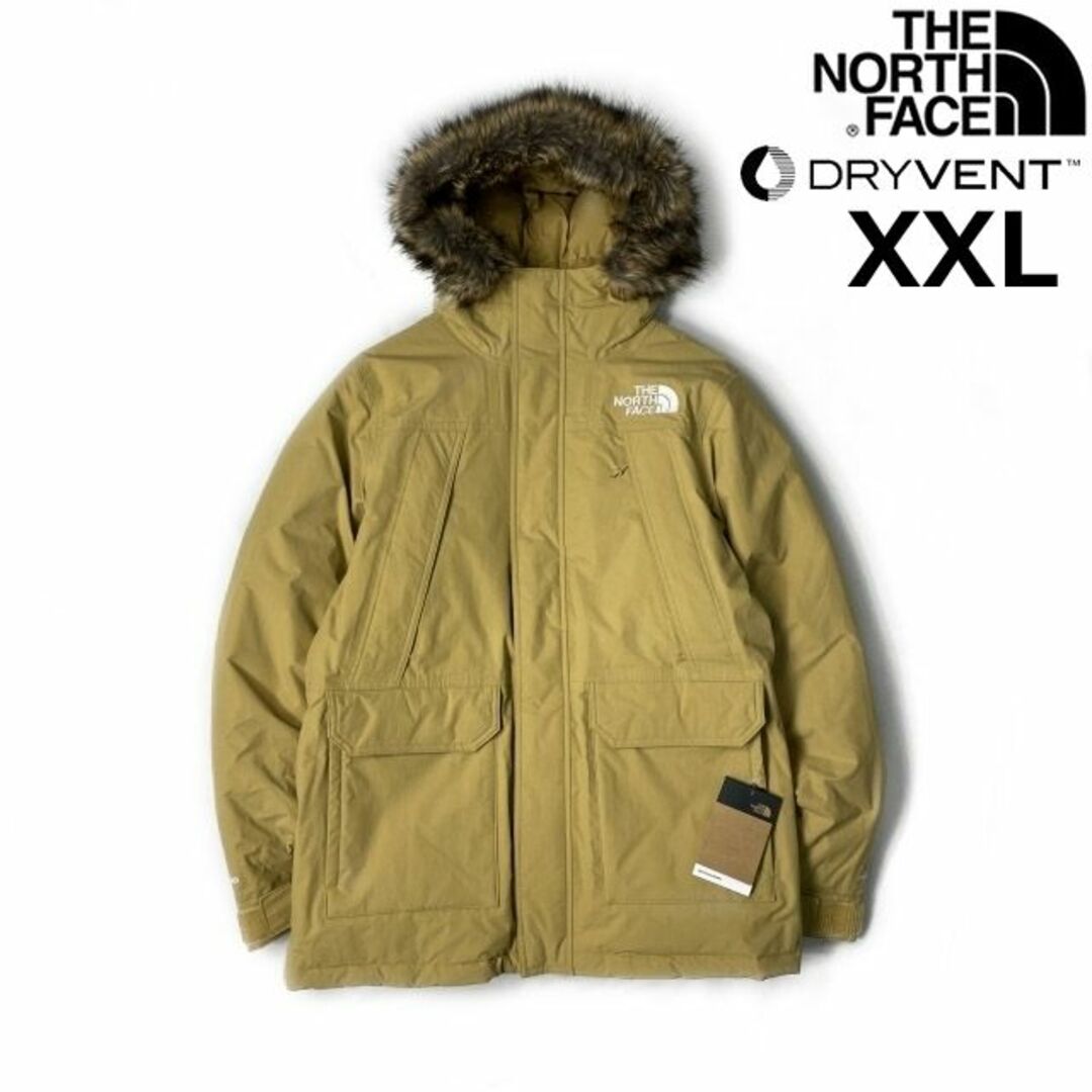 ノースフェイス マクマードボンバー ダウン US限定(XXL)グレー190122