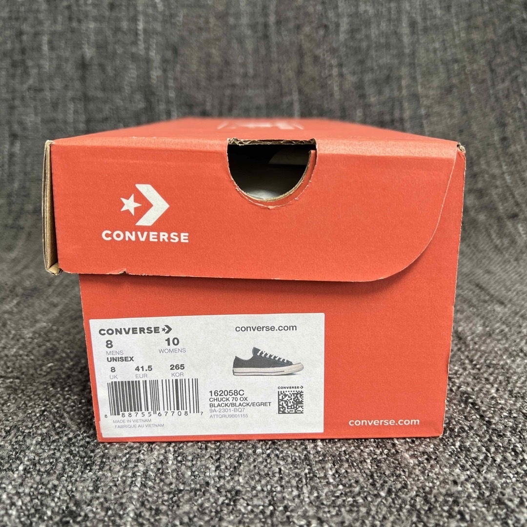 CONVERSE(コンバース)の26.5cm ローカット コンバース チャックテイラー 黒 CT70 メンズの靴/シューズ(スニーカー)の商品写真