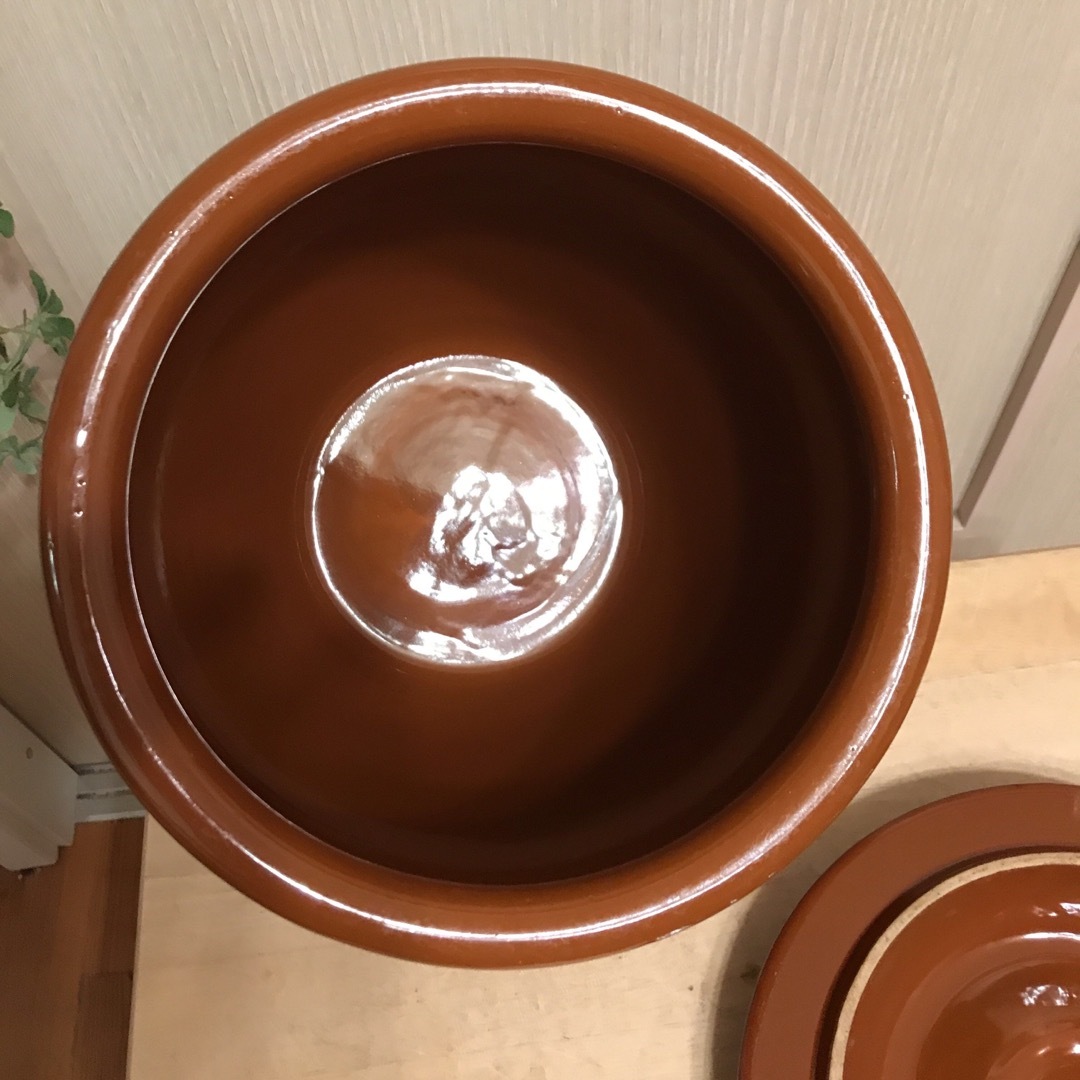 日本製【4号かめ 】久松窯 丸かめ 保存陶器 梅干しぬか漬け味噌 日本製【4号かめ 】久松窯 丸かめ 保存陶器 梅干しぬか漬け味噌