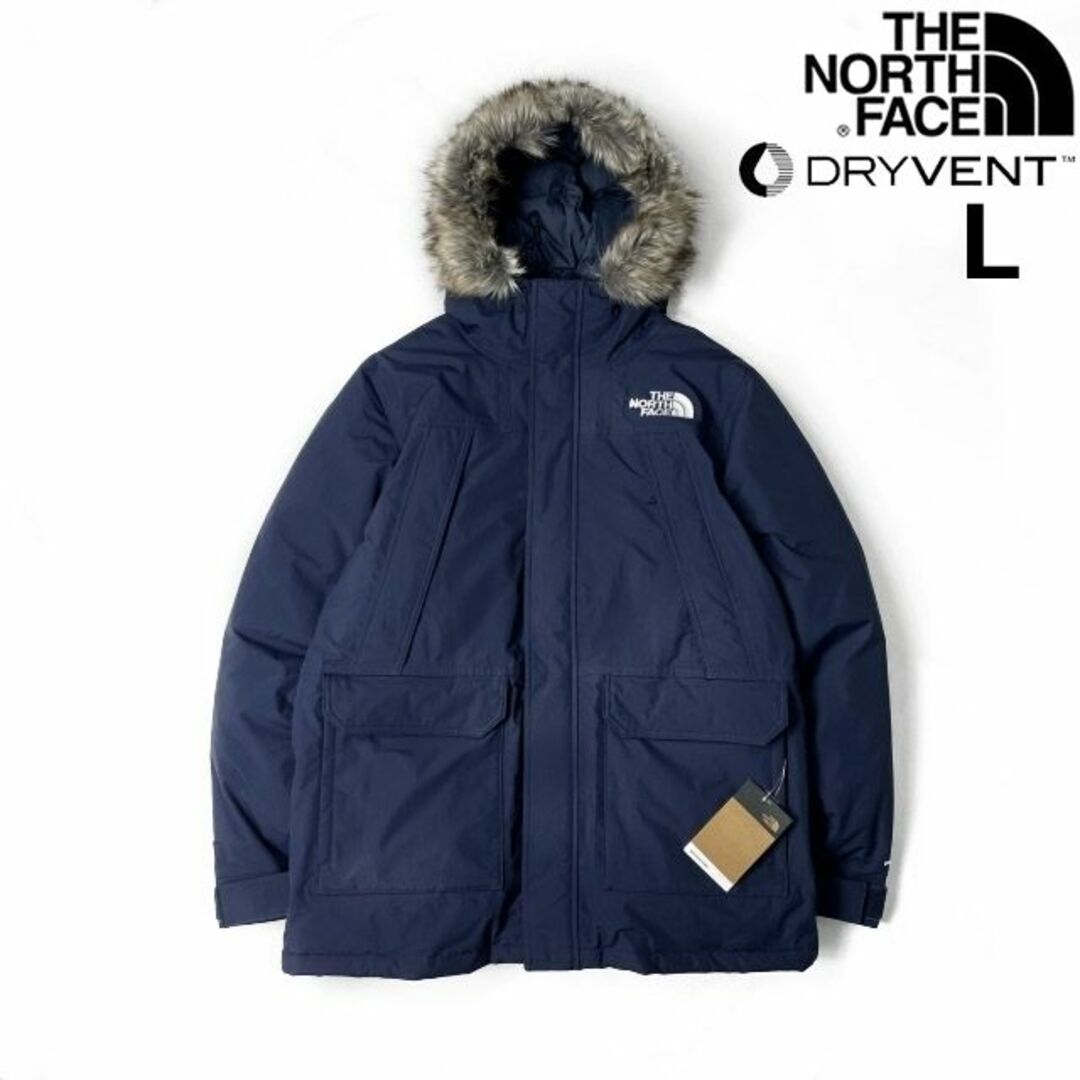 THE NORTH FACE - ノースフェイス マクマードパーカー US限定(L)紺