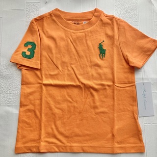 ラルフローレン(Ralph Lauren)の24m90cm    ラルフローレン  半袖　BP オレンジ(Tシャツ/カットソー)