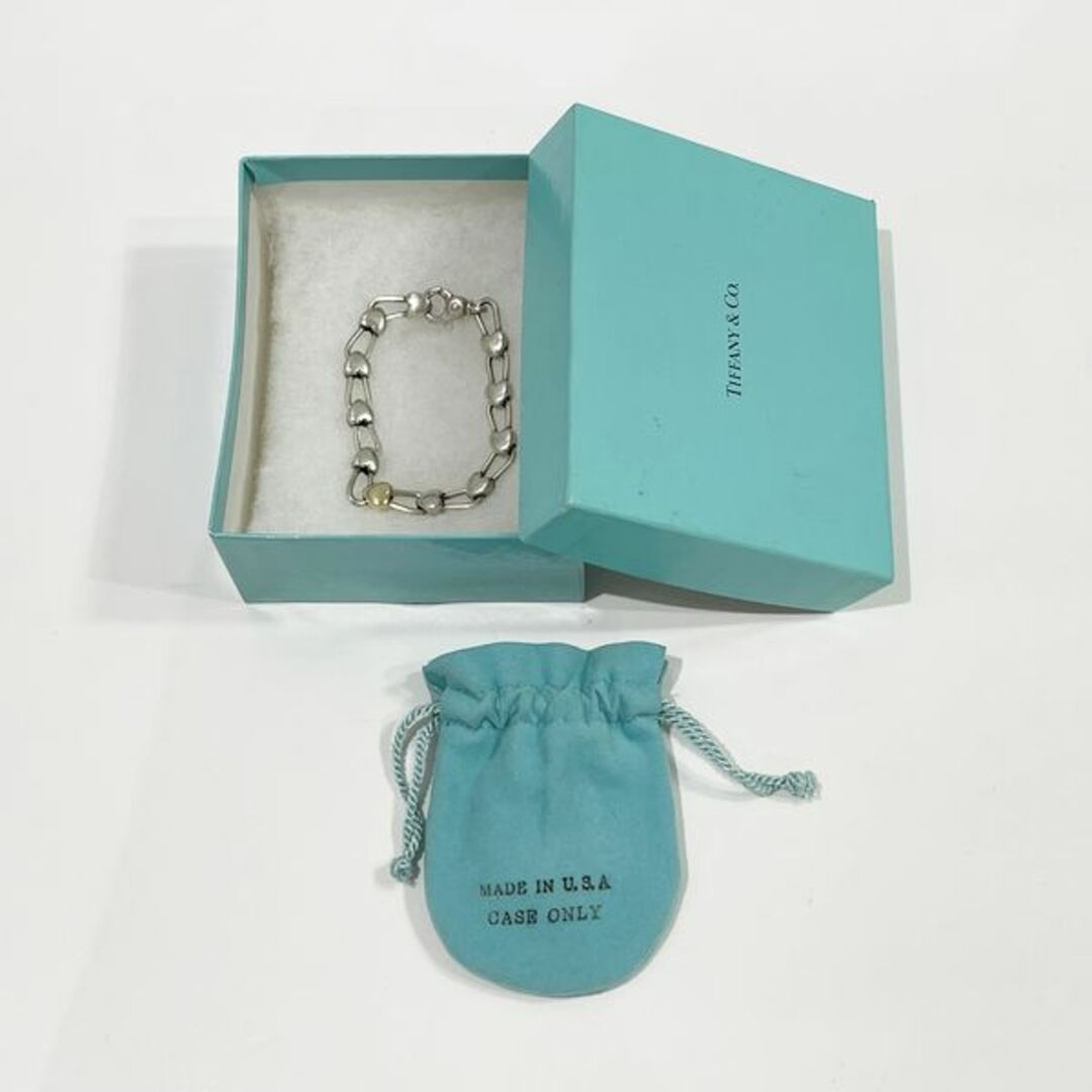 Tiffany ラージフルハートロックチェーンネックレス美品