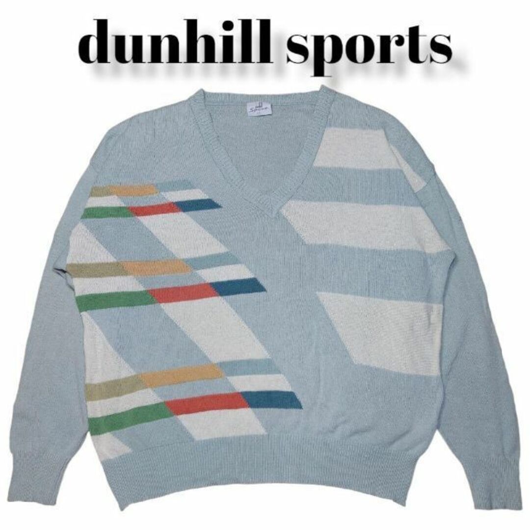 Dunhill - dunhill sports クレイジーパターン Vネック セーター