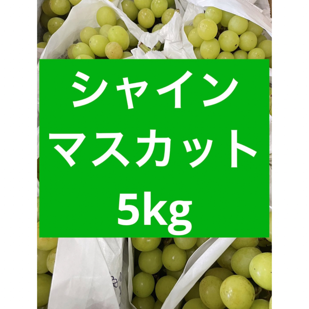 超〜超〜お得！家庭用シャインマスカット　5kg