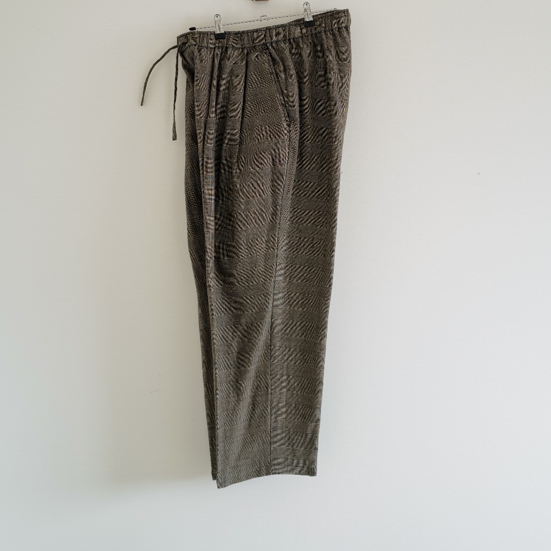 セブンバイセブン linen polyester tuck pants