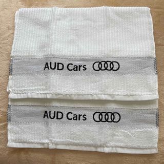 アウディ(AUDI)のAUDIフェイスタオル２枚セット(タオル/バス用品)