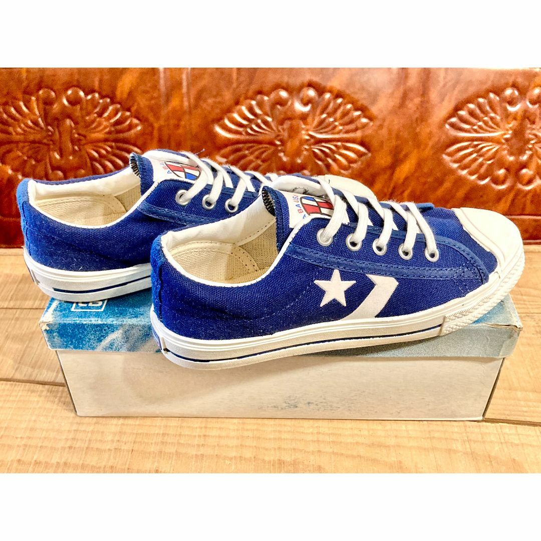 CONVERSE(コンバース)の★70s!USA!コンバース ABA 紺 NBA デッド ビンテージ 238★ レディースの靴/シューズ(スニーカー)の商品写真