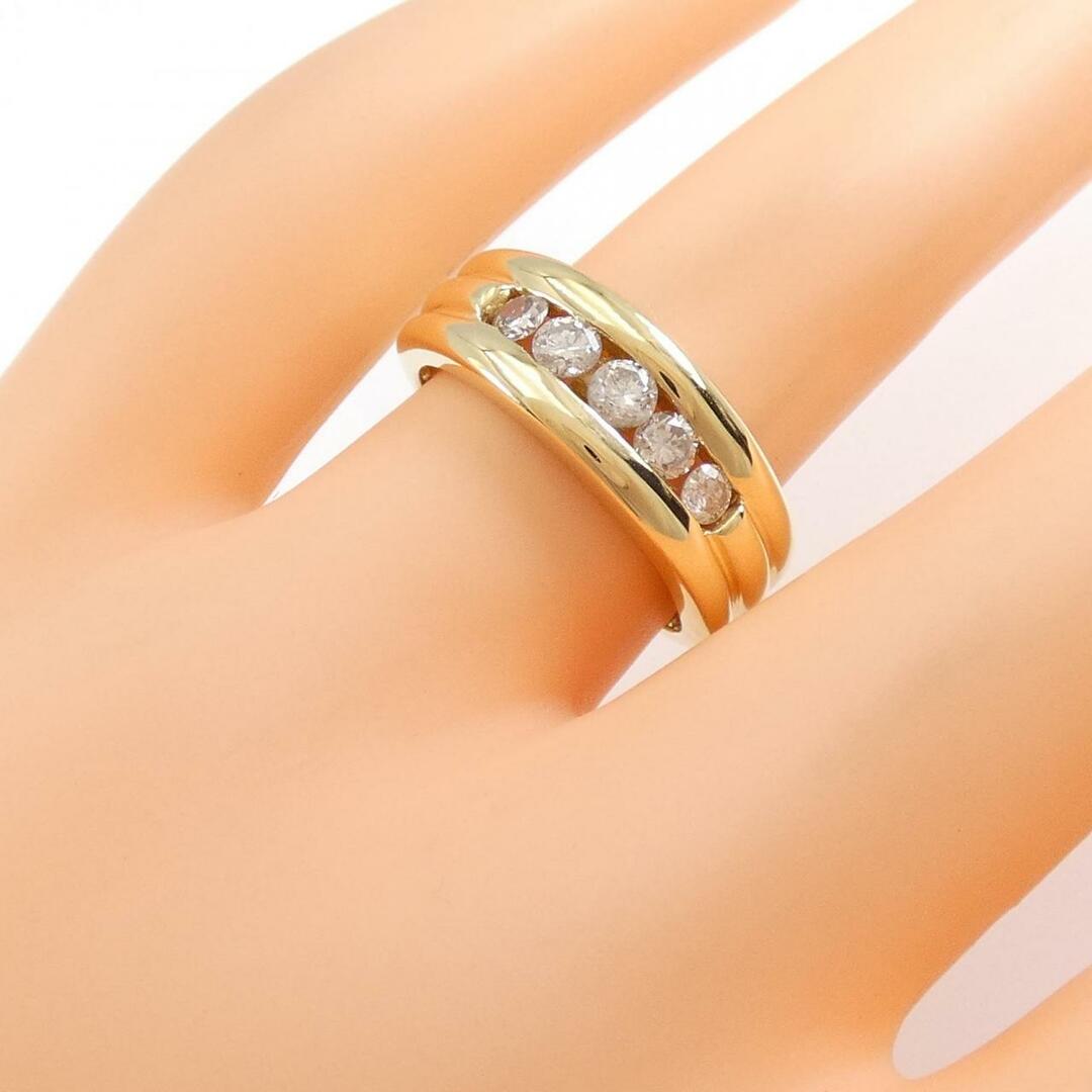 K18YG ダイヤモンド リング 0.50CT レディースのアクセサリー(リング(指輪))の商品写真