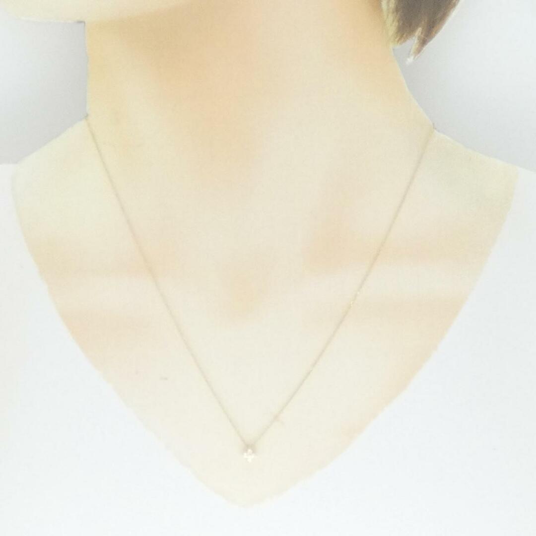 ete K18 ダイヤモンド 0.06ct ネックレス