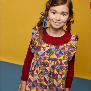 Misha & Puff - 専用 misha and puff ruffle dress 7-8Yの通販 by