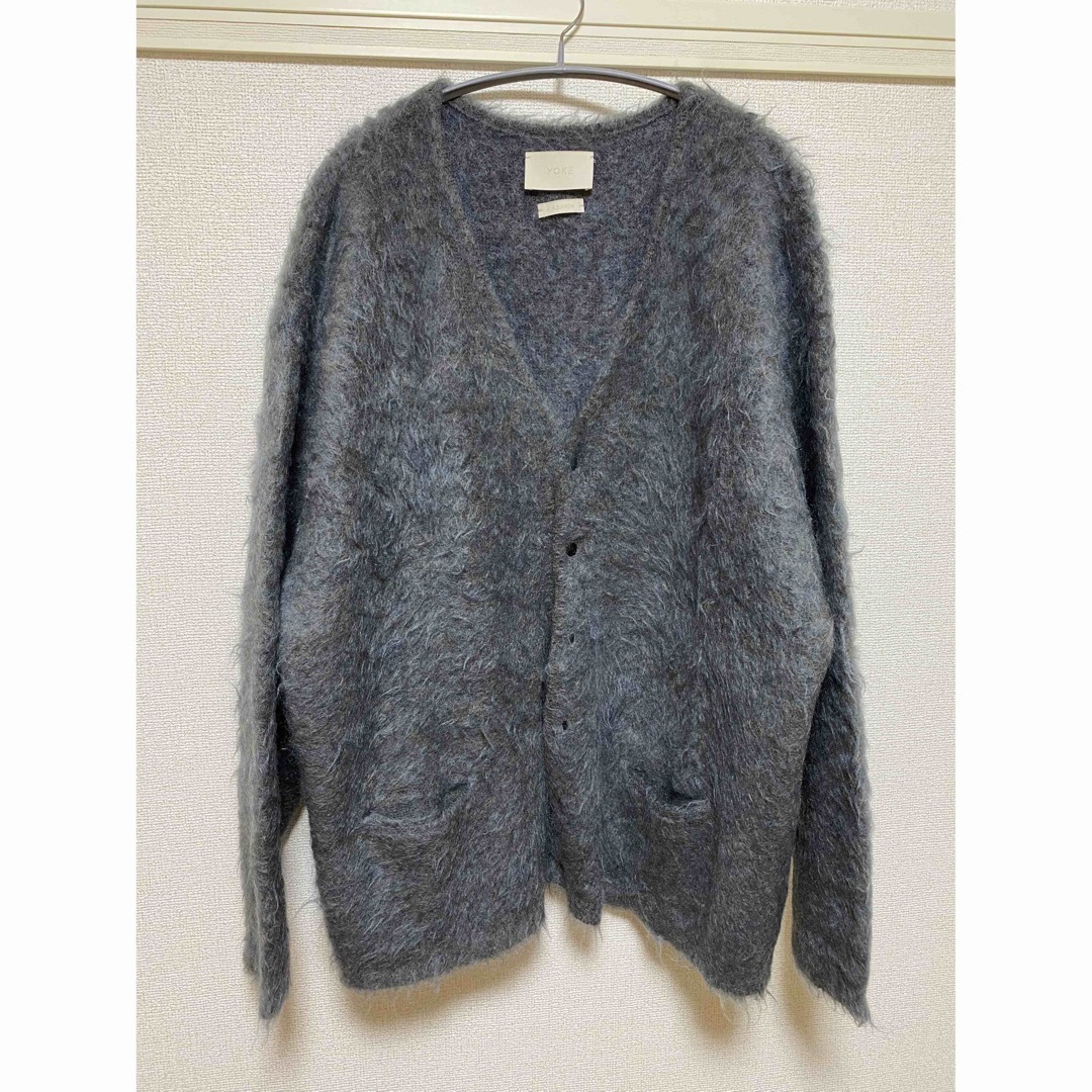 新品　21aw Yoke ヨーク　キッドモヘアルーズカーディガン　サイズ2