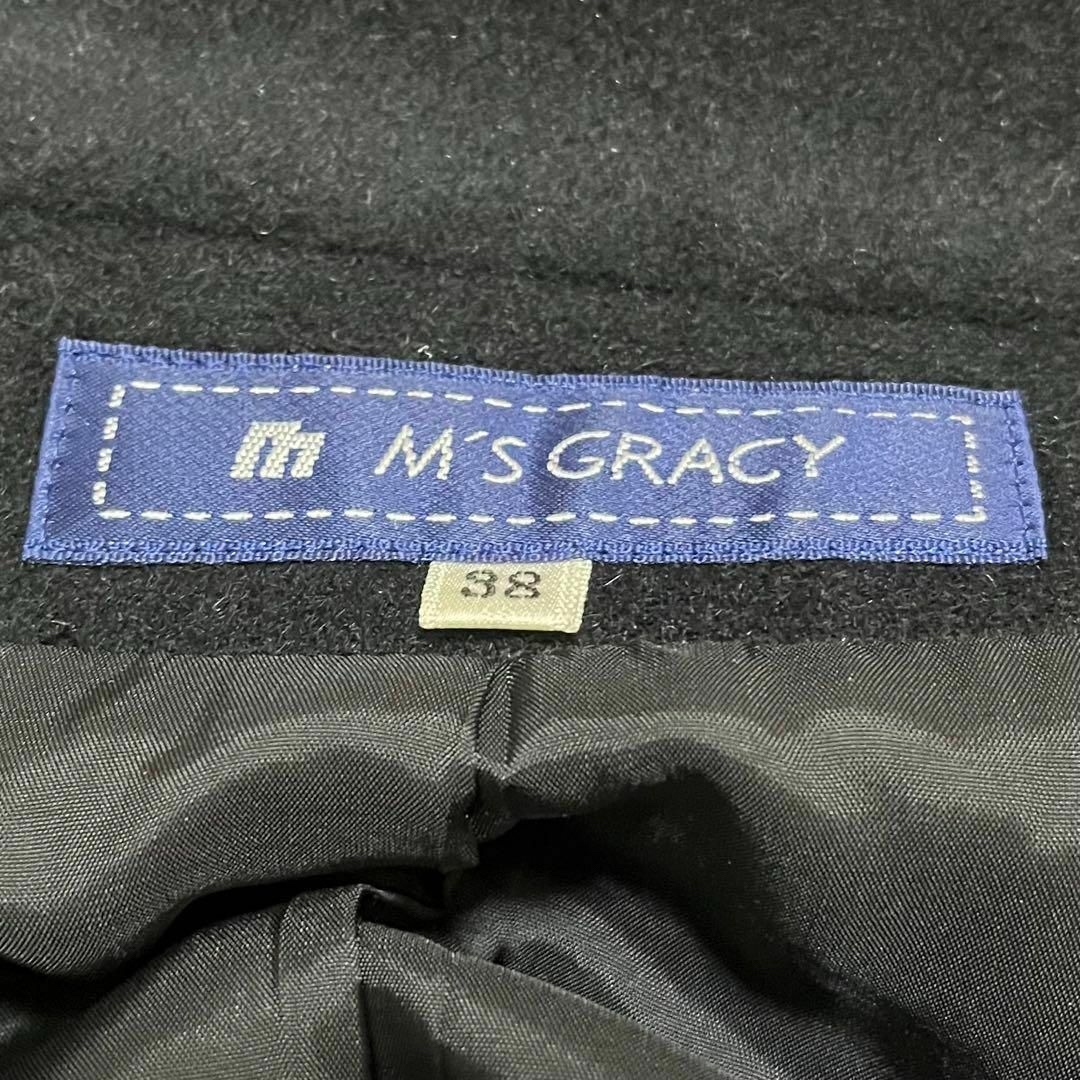 M'S GRACY - ✨ほぼ未使用✨エムズグレイシー アンゴラ60 ハーフコート