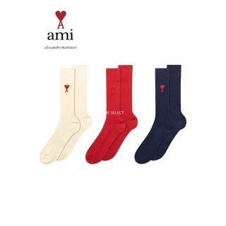 アミ(ami)の人気即完品！　23SS AMI PARIS  3PAC SOCKS(ソックス)