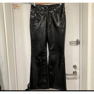 JOHN LAWRENCE SULLIVAN ジョンローレンスサリバン 2B019-0322-18 Crash Denim 5POCKET Pants クラッシュ デニム パンツ ブラック系 46