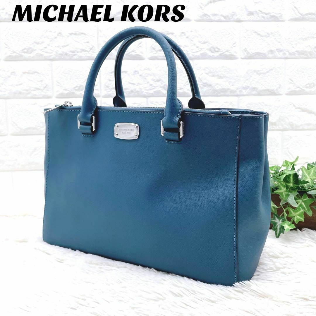 MICHAELKORS マイケルコース ハンドバック シルバー金具 レザー