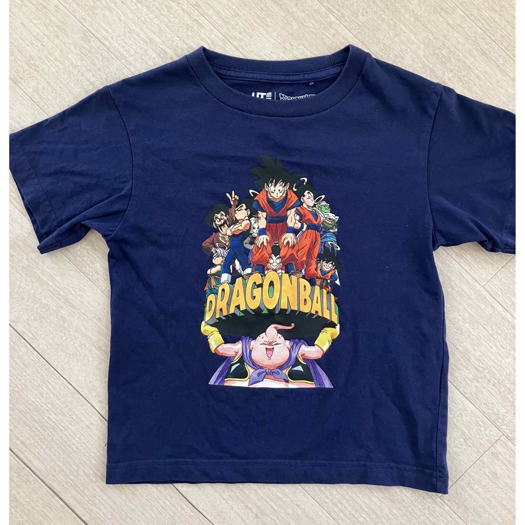 UNIQLO(ユニクロ)の【美品】ドラゴンボールTシャツ キッズ/ベビー/マタニティのキッズ服男の子用(90cm~)(Tシャツ/カットソー)の商品写真