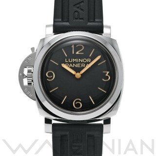 オフィチーネパネライ(OFFICINE PANERAI)の中古 パネライ PANERAI PAM00557 R番(2015年製造) ブラック メンズ 腕時計(腕時計(アナログ))