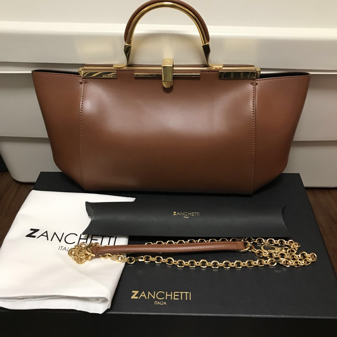 zanchetti ザンチェッティ AMLETO レザー3wayバッグ - ショルダーバッグ