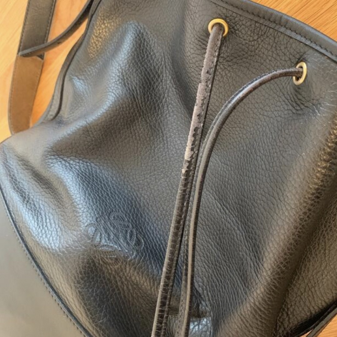 希少!】オールドロエベ LOEWE 巾着 ショルダーバッグ-