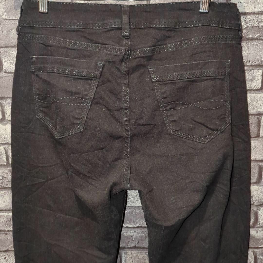Lee(リー)のw33 Lee ジーンズ ベルボトム フレアパンツ ブラック　アメリカライダース メンズのパンツ(デニム/ジーンズ)の商品写真
