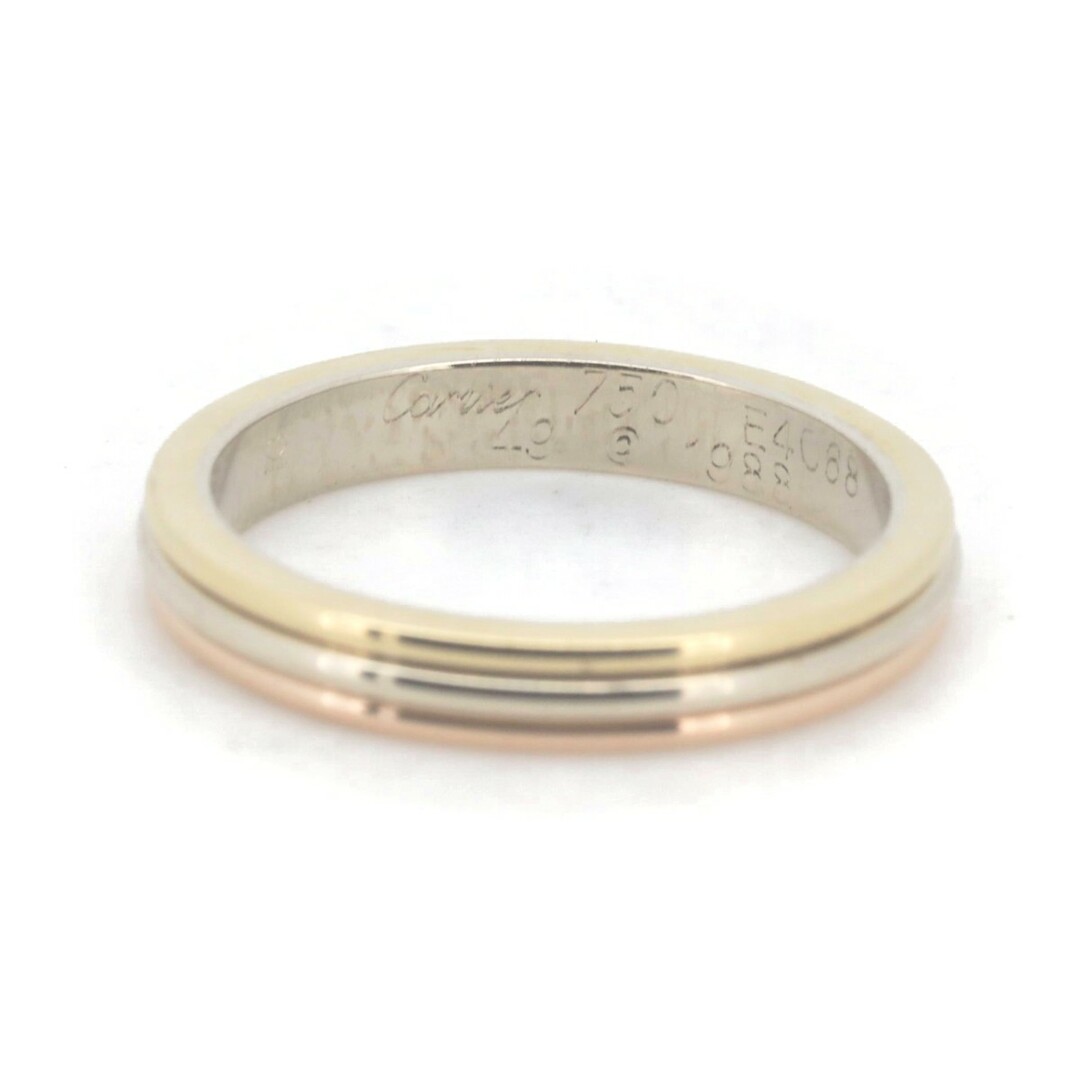 Cartier(カルティエ)の目立った傷や汚れなし カルティエ ウエディング トリニティ リング 指輪 9号 K18YG/K18WG/K18PG(18金 ゴールド) レディースのアクセサリー(リング(指輪))の商品写真