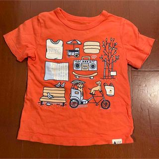 ギャップ(GAP)のGAP オレンジTシャツ　100cm 3years(Tシャツ/カットソー)