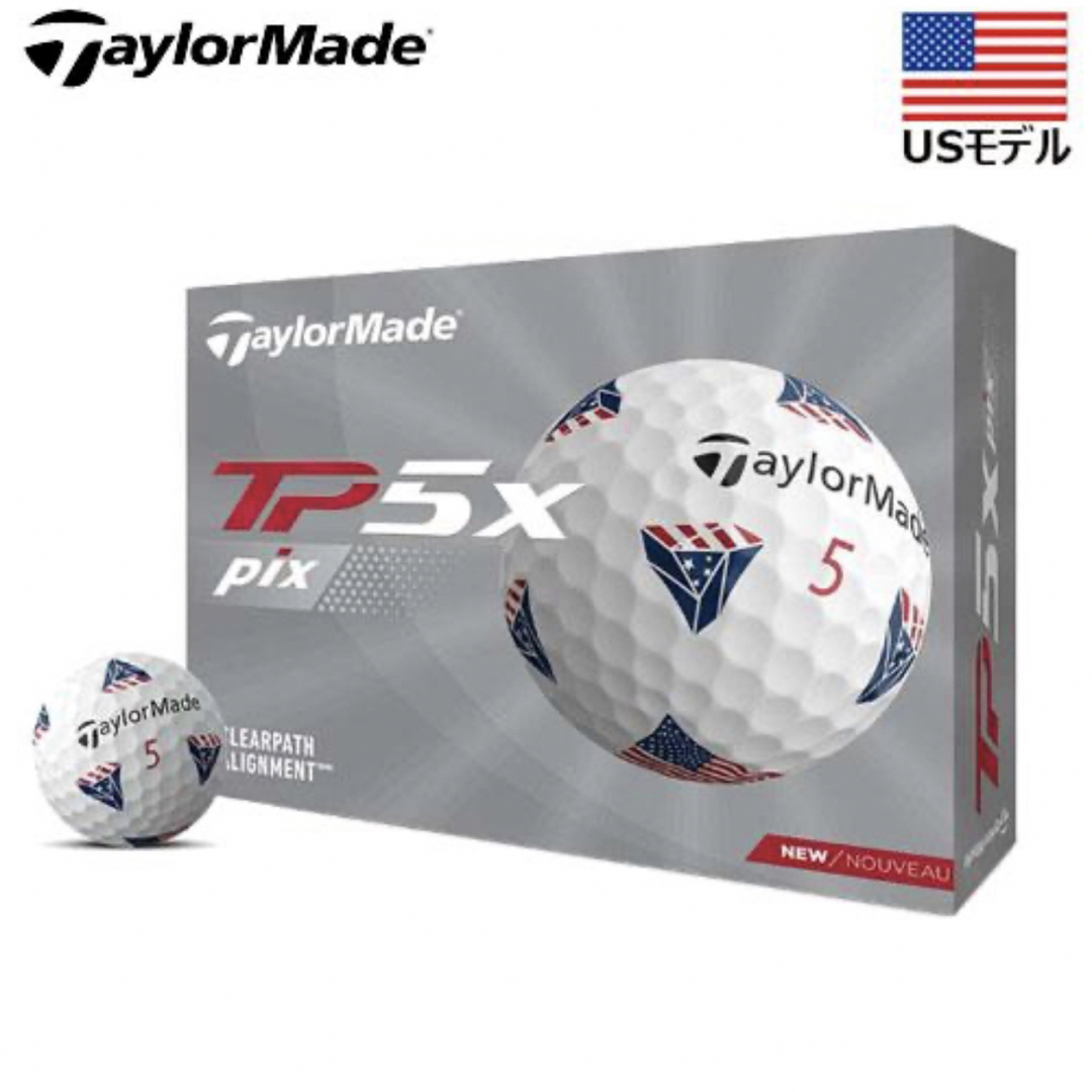 Malbon x TaylorMade TP5X Golf Ball 1ダース