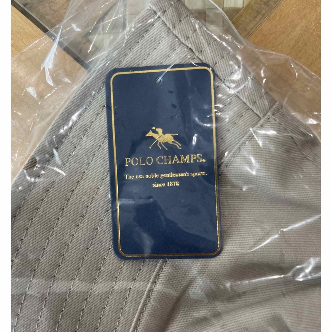 POLO RALPH LAUREN(ポロラルフローレン)のPOLO CHANPS バケットハット　ハット　ベージュ レディースの帽子(ハット)の商品写真